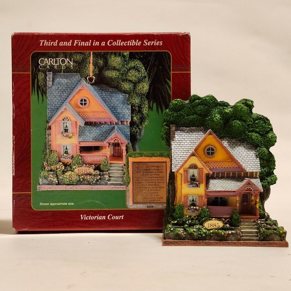 CARLTON Cards Victorian Court Series Ornament 1885 Queensgate